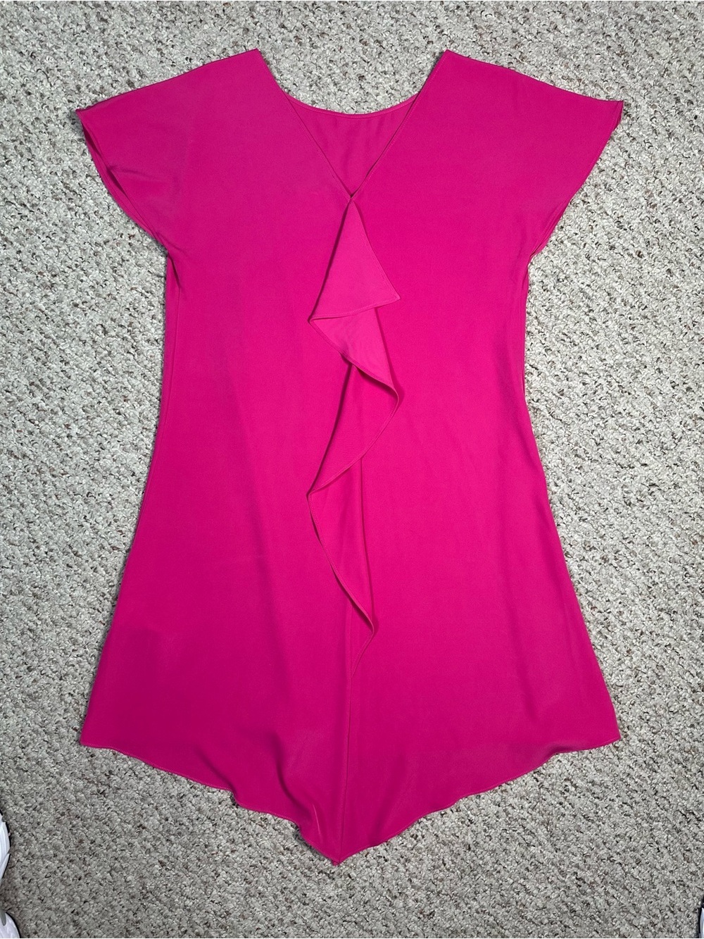 Adrianna Papell Cocktail Dress Fuchsia Size 6 - Picture 3 of 7